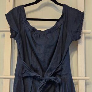 DKNY Black Off-the-Shoulder Dress